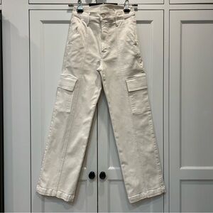 MOTHER - The Rambler Cargo Angle Pants Jeans Cream Puffs